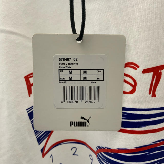 【 ADERERROR × PUMA 】トップス Tシャツ  19ss Mサイズ メンズのトップス(Tシャツ/カットソー(半袖/袖なし))の商品写真