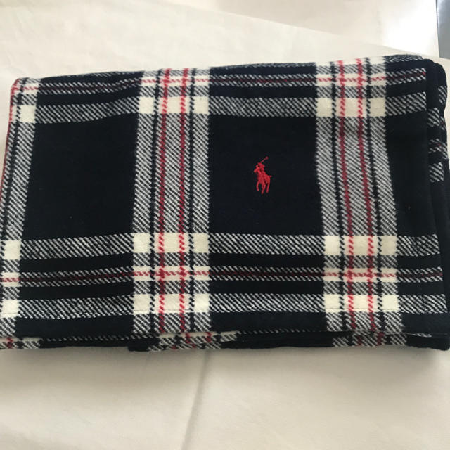 POLO RALPH LAUREN(ポロラルフローレン)の【新品】RALPH LAUREN ハーフコットンブランケットセット100×140 インテリア/住まい/日用品の寝具(毛布)の商品写真