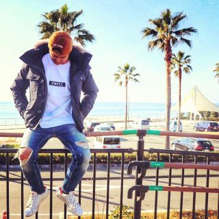 ルーカ(RVCA)の西海岸系☆LUSSO SURF ビッグTシャツ M☆RVCA Banks(Tシャツ/カットソー(半袖/袖なし))