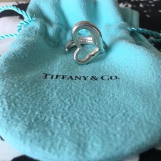 ティファニー(Tiffany & Co.)の送料込 ティファニー オープンハート シルバー 12-13号 (リング(指輪))