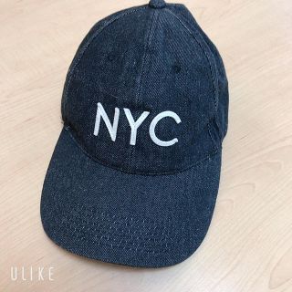 チャンピオン(Champion)のチャンピオン　NYC キャップ　ブラック　デニム　ストリート　カジュアル(キャップ)