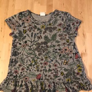 エイチアンドエム(H&M)のH&M お花柄Tシャツ 90(Tシャツ/カットソー)