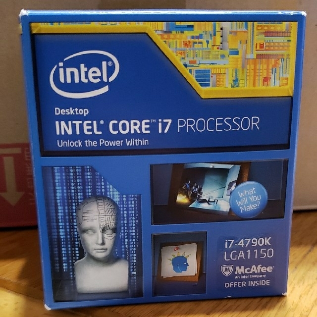 i7 4790k + メモリ4GB×2 - PCパーツ