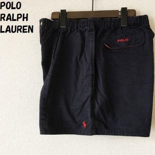 ポロラルフローレン(POLO RALPH LAUREN)の【人気】ポロ ラルフローレン ワンポイントロゴパンツ レッドポニー サイズL(ショートパンツ)