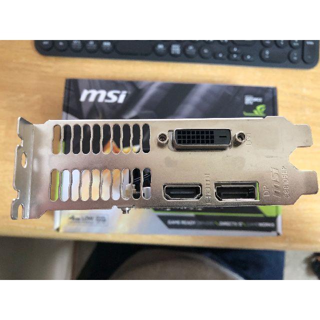 MSI GeForce GTX 1050 TI 4GT LP・ラフィックスボード MSI GeForce GTX 1050 TI 4GT LP・ラフィックスボード