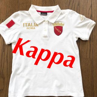 カッパ(Kappa)のKappa ポロシャツ 半袖 S ホワイト イタリア スポーツ レディース(ポロシャツ)