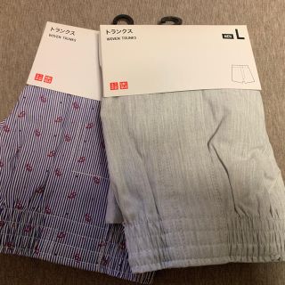 ユニクロ(UNIQLO)のユニクロ男性用トランクス  Lサイズ4枚(トランクス)