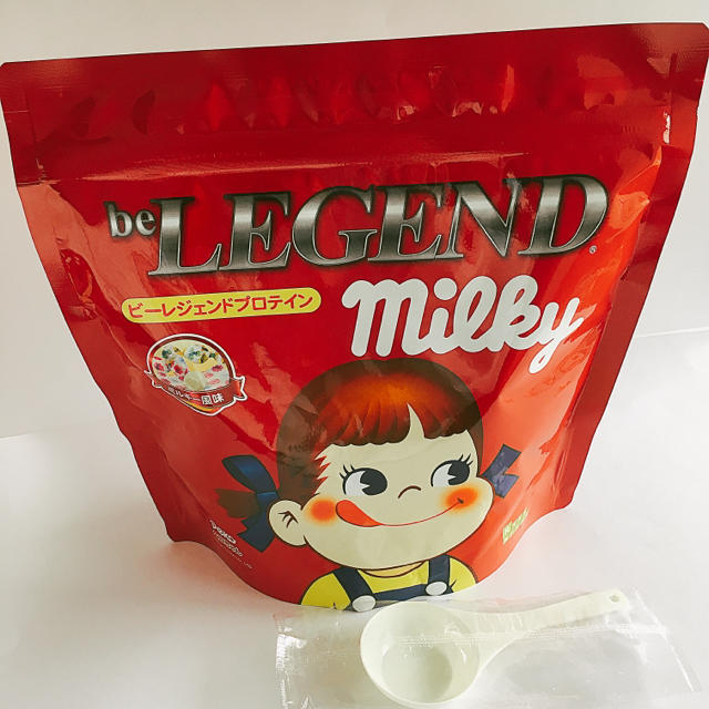 be LEGEND(ビーレジェンド)の【新品】ビーレジェンド ミルキー       プロテイン 専用スプーン付き  食品/飲料/酒の健康食品(プロテイン)の商品写真