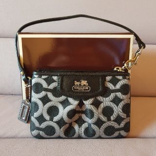 コーチ(COACH)の【値下げ！】COACHミニポーチ(パスケース/IDカードホルダー)