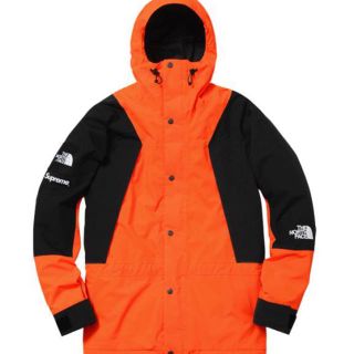 シュプリーム(Supreme)のsupreme ノースフェイス パワーオレンジ 17aw(マウンテンパーカー)