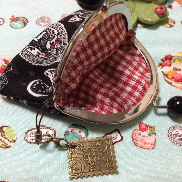 あめ玉がま口♡コインケース♡アリス柄 レディースのファッション小物(財布)の商品写真