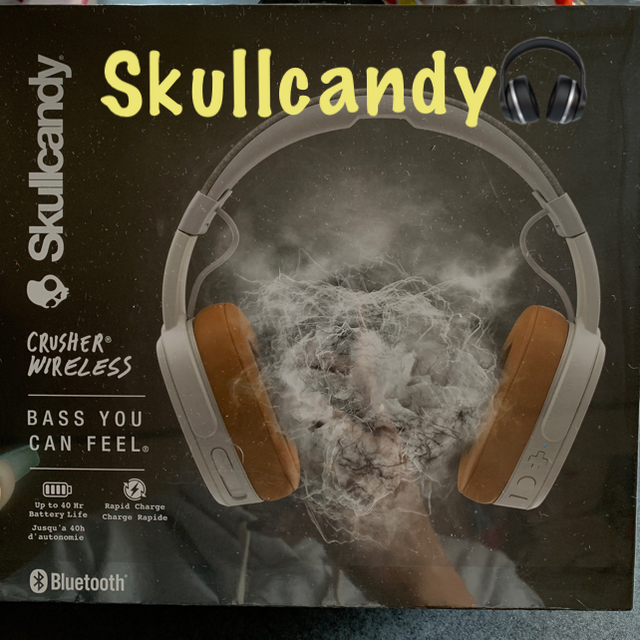 Skullcandy(スカルキャンディ)のSkullcandy crusher wireless GRAY/TAN スマホ/家電/カメラのオーディオ機器(ヘッドフォン/イヤフォン)の商品写真