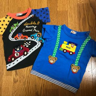 ミキハウス(mikihouse)の【⠀marimoco様専用です。】ミキハウス ダブルビー Tシャツ 2枚セット(Ｔシャツ)