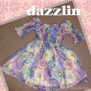 ダズリン(dazzlin)の💠dazzlinシフォンワンピース(ミニワンピース)