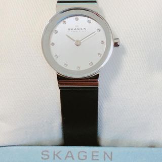 スカーゲン(SKAGEN)の新品 SKAGEN レディース レザーベルト 358XSSLBC(腕時計)