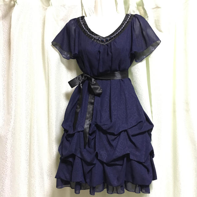 Axes Femme パーティードレス ネイビーの通販 By Marona S Shop アクシーズファムならラクマ Axes Femme パーティードレス ネイビーの通販 By Marona S Shop アクシーズファムならラクマ