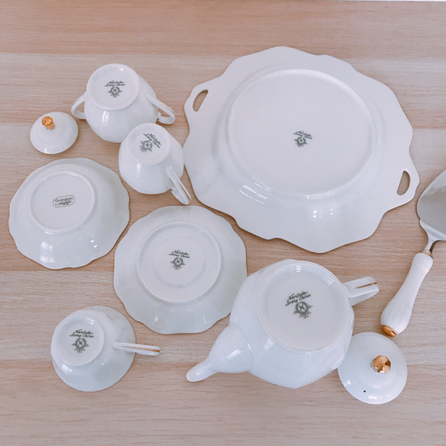 Noritake - ノリタケ bone china コンテンポラリー ティーセット Noritake - ノリタケ bone china コンテンポラリー ティーセット