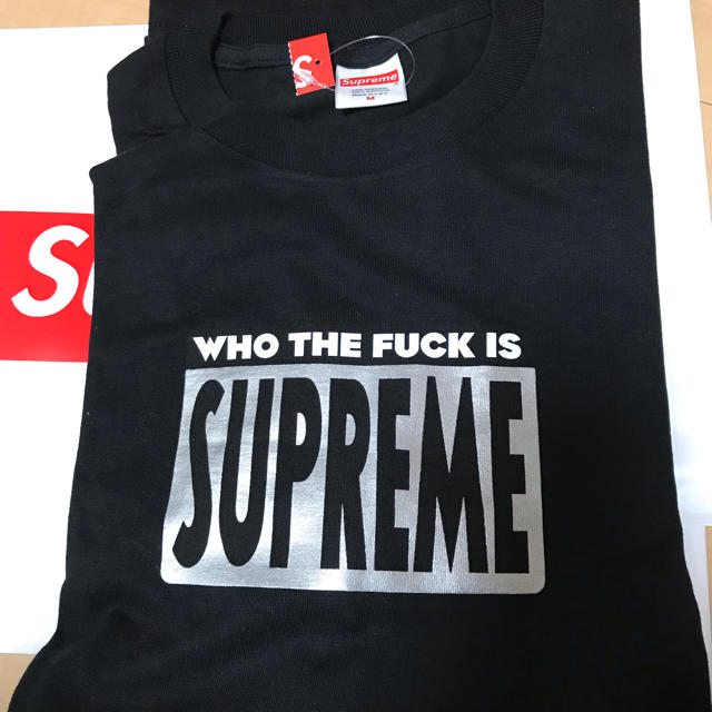 Supreme Who The Fuck Tee Black Medium