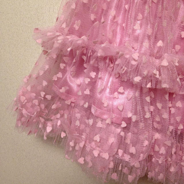 milklim(ミルクリーム)のハートフロッキーパニエ レディースのスカート(ミニスカート)の商品写真