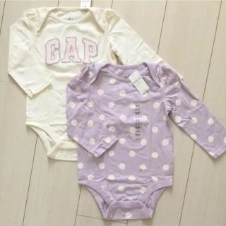 ベビーギャップ(babyGAP)の新品♡baby gap 90 ロンパース 2枚セット(ロンパース)