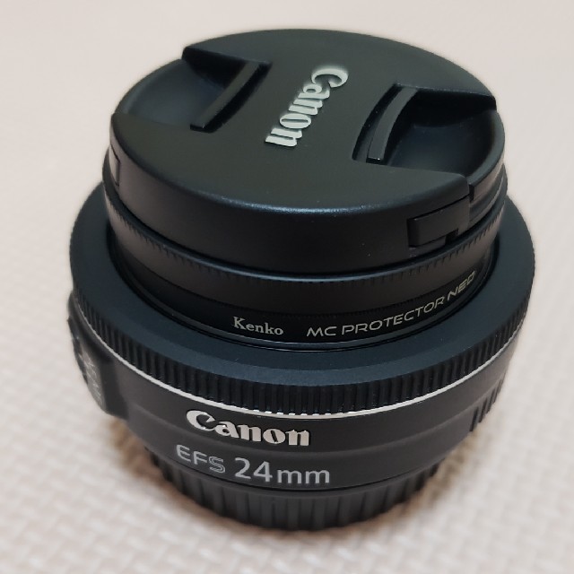 Canon - Canon efs 24mm stm f2.8 単焦点 レンズ 純正フードの+www2