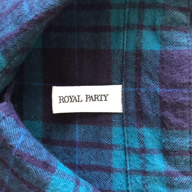 ROYAL PARTY(ロイヤルパーティー)のROYAL PARTY チェックシャツ レディースのトップス(シャツ/ブラウス(長袖/七分))の商品写真