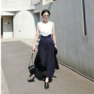 ステュディオス(STUDIOUS)の【新品】CLANE /MILITARY PLEATS DOCKING SKIRT(ロングスカート)