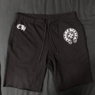 クロムハーツ(Chrome Hearts)のクロムハーツ スウェット ショートパンツ ショーツ パンツ ブラック Mサイズ(ショートパンツ)