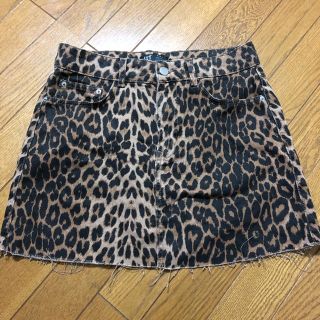 ザラ(ZARA)のZARAレオパード(ミニスカート)