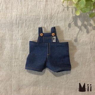 ぬいもーず コスチューム ハンドメイド サロペット ボタンベージュ(その他)