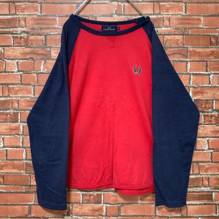 フレッドペリー(FRED PERRY)の90s FRED PERRY フレッドペリー 長袖 Tシャツ カットソー 前V(Tシャツ/カットソー(七分/長袖))