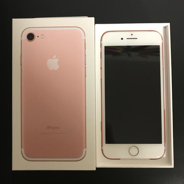 A - 新品 7 ローズゴールド SIMフリーの通販