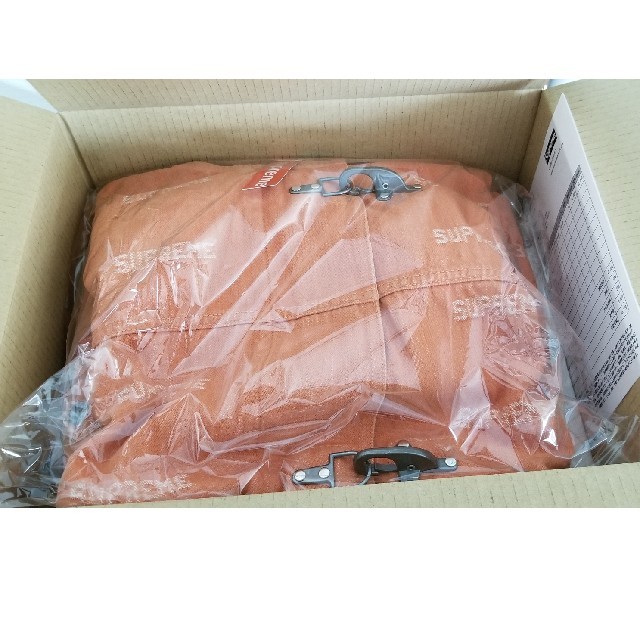 メンズsupreme Logo Denim Turnout Jacket Orange