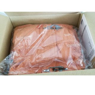 シュプリーム(Supreme)のsupreme Logo Denim Turnout Jacket Orange(Gジャン/デニムジャケット)