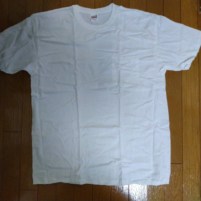 売約済 新品未使用 anvil 半袖ポケットTシャツ XL 白 メンズのトップス(Tシャツ/カットソー(半袖/袖なし))の商品写真