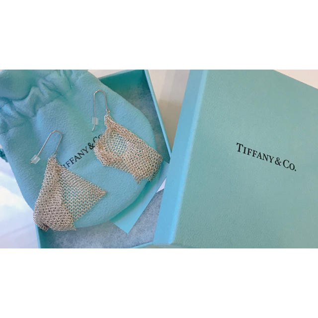 Tiffany & Co. - ティファニー メッシュ スカーフ ピアスの通販 by ♡'s shop｜ティファニーならラクマ