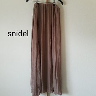 スナイデル(SNIDEL)のsnidel スカート(ロングスカート)