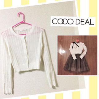 ココディール(COCO DEAL)のココディール♢サマーカーディガン(カーディガン)