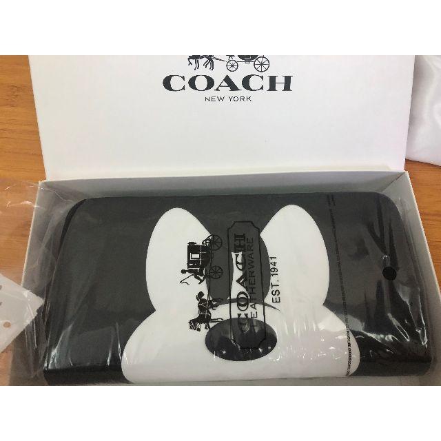 COACH 長財布 アウトレット商品　ミッキー　怒り顔