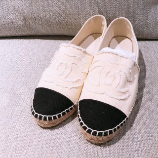 シャネル(CHANEL)の値下げ☆CHANEL シャネル エスパドリーユ 38(スリッポン/モカシン)