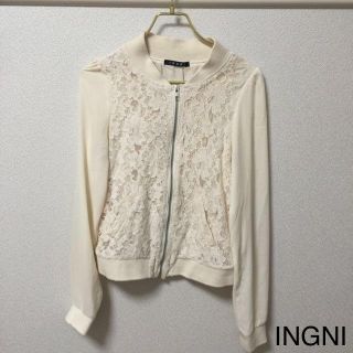 イング(INGNI)のINGNI 花柄 ブルゾン(ブルゾン)