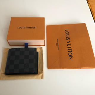 ルイヴィトン(LOUIS VUITTON)の2017年製 ルイヴィトンダミエグラフィット 折財布(折り財布)