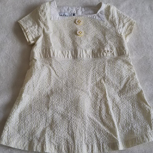 baby Dior(ベビーディオール)のbabyDior 半袖ワンピース サイズ12M キッズ/ベビー/マタニティのベビー服(~85cm)(ワンピース)の商品写真