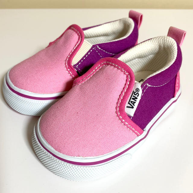 VANS(ヴァンズ)のvans スリッポン ベビー12cm キッズ/ベビー/マタニティのベビー靴/シューズ(~14cm)(スニーカー)の商品写真