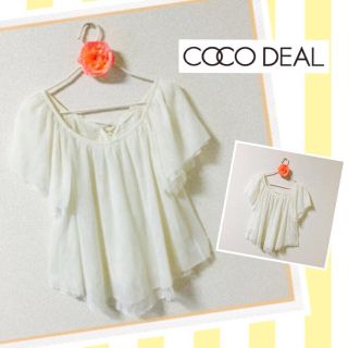 ココディール(COCO DEAL)のココディール♢シフォンブラウス(シャツ/ブラウス(半袖/袖なし))