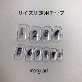 mokyuart＊サイズ測定用クリアチップ 送料込