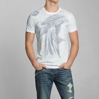 アバクロンビーアンドフィッチ(Abercrombie&Fitch)のアバクロ正規品 デザインTシャツ(Tシャツ/カットソー(半袖/袖なし))