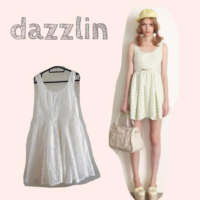 dazzlin(ダズリン)のdazzlin♡レースコットンワンピース レディースのワンピース(ミニワンピース)の商品写真