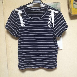 ナイスクラップ(NICE CLAUP)のボーダーTシャツ♡(Tシャツ(半袖/袖なし))