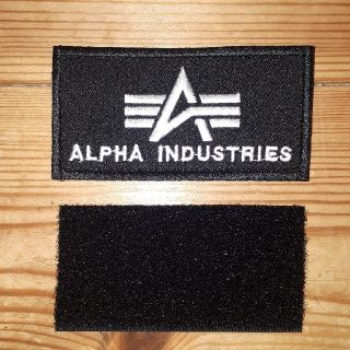 アルファインダストリーズ(ALPHA INDUSTRIES)のALPHA INDUSTRIES ベルクロ刺繍ワッペン(ミリタリージャケット)